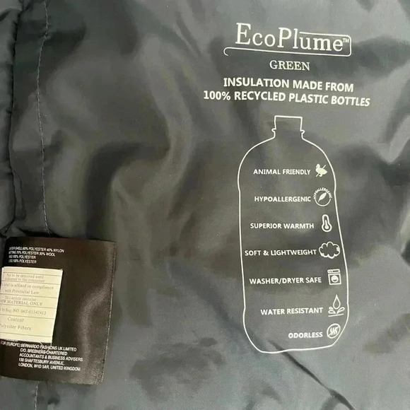 [M]Bernardo Classic  Eco Plume Blue Puffer Jacket - Picture 4 of 11